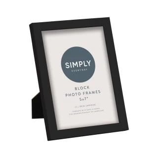 Simply Everyday 5 X 7" Block Frames 3pk - Black 2 Simply Everyday 5 X 7" Block Frames 3pk - Black - Image 2