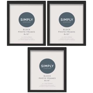 Simply Everyday 8 X 10" Block Frames 3pk - Black 1 Simply Everyday 8 X 10" Block Frames 3pk - Black