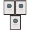 Simply Everyday A4 Block Frames 3pk - Black