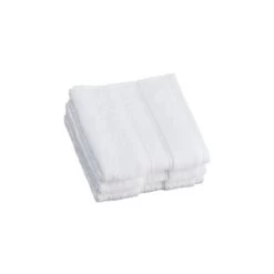 B&M Signature Zero Twist Face Cloth 3pk - White
