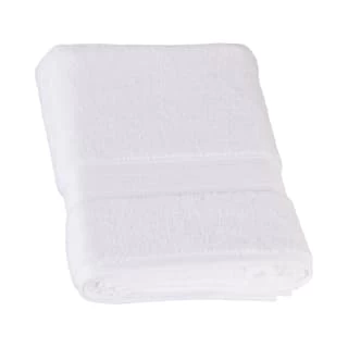 B&M Signature Zero Twist Bath Towel - White 1 B&M Signature Zero Twist Bath Towel - White