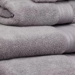 B&M Signature Zero Twist Bath Towel - Grey 7 B&M Signature Zero Twist Bath Towel - Grey -Hot Sale Household Items 3172653 317254 317255 317256 Signature Zero Twist grey towels 2 1