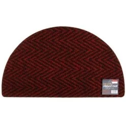 B&M Half Moon Indoor Chevron Doormat 40 X 70cm -Hot Sale Household Items 319759 Half Moon Indoor Chevron Mat 40x70cm 2