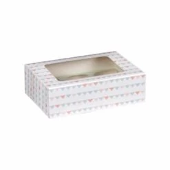 Betty Winters Cupcake Boxes 4pk 7 Betty Winters Cupcake Boxes 4pk -Hot Sale Household Items 320783 4pk cupcake boxes holds 6 pastel triangles 2