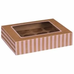 Betty Winters Large Cupcake Boxes 2pk -Hot Sale Household Items 320784 4pk cupcake boxes holds 12 pink 2