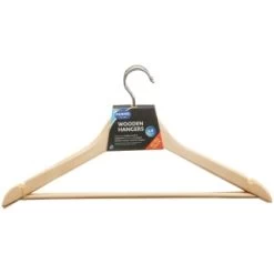 Addis Wooden Hangers 4pk -Hot Sale Household Items 333091 addis wooden hangers 4pk