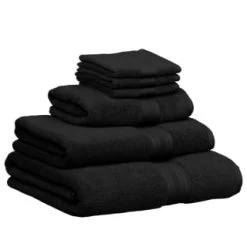 B&M Signature Bath Sheet - Black 5 B&M Signature Bath Sheet - Black -Hot Sale Household Items 337604 337633 337634 337636 signature zero twist towels black 3