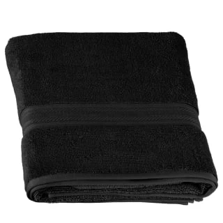 B&M Signature Bath Sheet - Black 1 B&M Signature Bath Sheet - Black