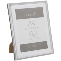 B&M A4 Metallic Picture Frame