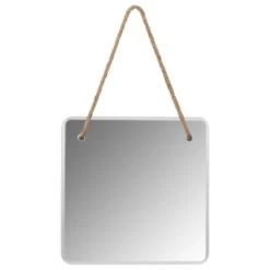 B&M Hanging Mirror - Natural Rope
