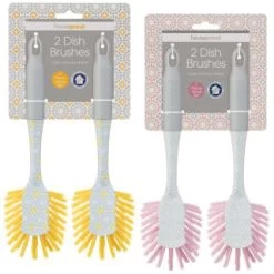 B&M Dish Brushes 2pk - Blush 11 B&M Dish Brushes 2pk - Blush -Hot Sale Household Items 345628 2 printed dish brushes group