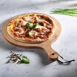 B&M Wooden Pizza Board -Hot Sale Household Items 346842 wooden chop and serve board