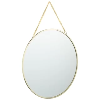 B&M Round Hanging Mirror 1 B&M Round Hanging Mirror
