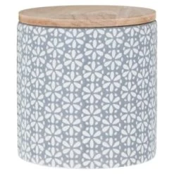 B&M Embossed Geometric Storage Canisters 3pc 9 B&M Embossed Geometric Storage Canisters 3pc -Hot Sale Household Items 356821 storage canisters geo grey 4