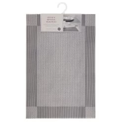 B&M Metallic Woven Placemats - Silver 4pk -Hot Sale Household Items 363869 4pk silver metallic woven placemats