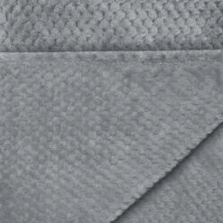 Waffle Faux Fur Throw - Grey -Hot Sale Household Items 372931 heritage collection waffle faux fur throw 130x160cm 2