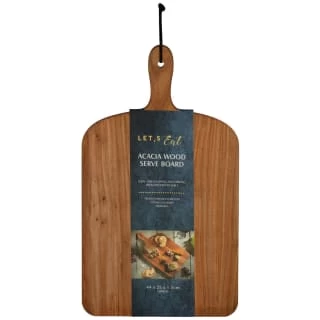 B&M Acacia Wooden Serve Board 1 B&M Acacia Wooden Serve Board