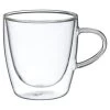 B&M Double Walled Glass Coffee Mug