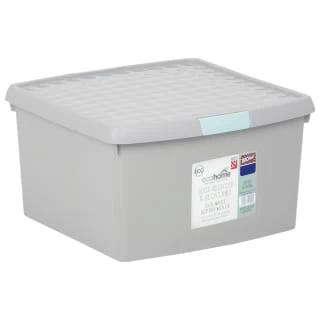B&M Waffle Clip Box 25.5L - Grey 1 B&M Waffle Clip Box 25.5L - Grey