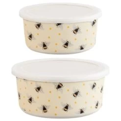 B&M Round Tubs 2pk - Bees -Hot Sale Household Items 375966 2pk reuse and repurpose round tubs bee 5