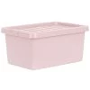 B&M Storage Box With Lid 11L - Dusty Pink