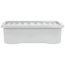 B&M Under Bed Storage Box 32L - Grey -Hot Sale Household Items 377037 under bed storage box 32l grey 4