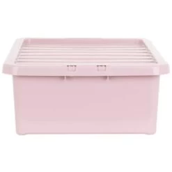 B&M Under Bed Storage Box 32L - Dusty Pink -Hot Sale Household Items 377038 under bed storage box 32l dusty pink 2