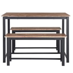 B&M Coberg Bench Dining Set 3pc -Hot Sale Household Items 377371 coberg 3 piece dining set 2