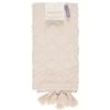 B&M Homestead Embossed Tea Towels With Tassels 2pk - Natural