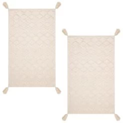 B&M Homestead Embossed Tea Towels With Tassels 2pk - Natural 5 B&M Homestead Embossed Tea Towels With Tassels 2pk - Natural -Hot Sale Household Items 380229 2pk homestead embossed tea towel with tassels 2