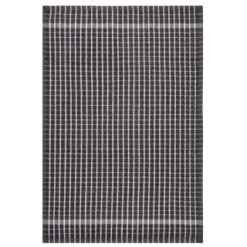 B&M Grey Check Tea Towels 3pk -Hot Sale Household Items 380305 3pk check tea towels grey 4