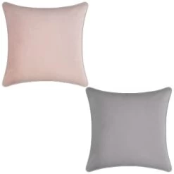 Supersoft Velvet Cushion Covers 2pk - Grey 7 Supersoft Velvet Cushion Covers 2pk - Grey -Hot Sale Household Items 380355 380356 velvet cushion covers group 2 1