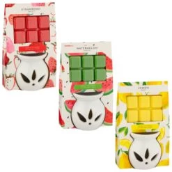 B&M Oil Burner & Wax Melt Set - Watermelon -Hot Sale Household Items 380472 380475 380478 oil burner wax melt set group