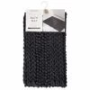 Retreat Knitted Bath Mat 50 X 80cm - Charcoal