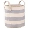 B&M Perissa Nordic Striped Basket - Blue & White