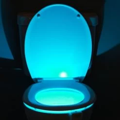 B&M Multicoloured Toilet Night Light -Hot Sale Household Items 383097 toilet night light 8