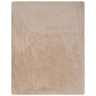B&M Supersoft Waffle Throw - Stone 3 B&M Supersoft Waffle Throw - Stone - Image 3