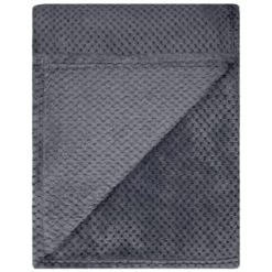 B&M Waffle Throw - Dark Slate -Hot Sale Household Items 383152 supersoft waffle throw dark slate 3