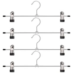 Metal Soft Grip Clip Hangers 4pk -Hot Sale Household Items 383689 4pk metal soft grip trouser hangers