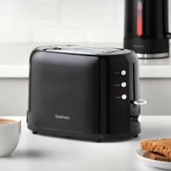 Goodmans Plastic 2 Slice Toaster - Black -Hot Sale Household Items 386701 goodmans plastic 2 slice toaster black 3