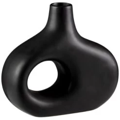 B&M Matte Black Vase