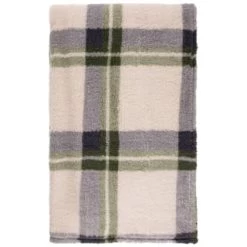 Simply Everyday Check Sherpa Throw - Green -Hot Sale Household Items 388700 green check sherpa throw 2