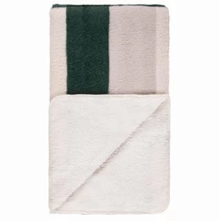 B&M Highland Green Check Sherpa Doublesided Throw 2 B&M Highland Green Check Sherpa Doublesided Throw - Image 2