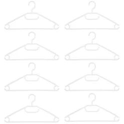 B&M Swivel Hook Hangers 8pk - White -Hot Sale Household Items 389279 home organisation 8pk swivel hook hangers white 2