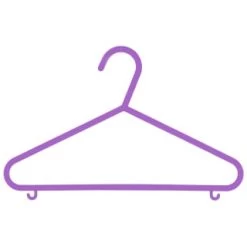 B&M Children's Hangers 10pk - Pastel -Hot Sale Household Items 389289 home organisation co 10pk childrens hangers girl 3