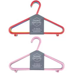 B&M Children's Hangers 10pk - Pastel -Hot Sale Household Items 389289 home organisation co 10pk childrens hangers main