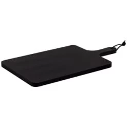 B&M Urban Paradise Black Pine Wood Serve Board -Hot Sale Household Items 390146 black pine wood serve board with serving handle
