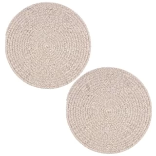 B&M Cotton Woven Placemats 2pk 3 B&M Cotton Woven Placemats 2pk - Image 3