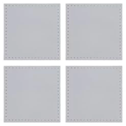 B&M Reversible Leatherette Coasters 4pk -Hot Sale Household Items 390399 4pk reversible leatherette coasters 2