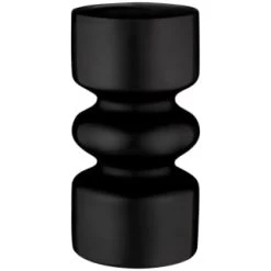 Karina Bailey Shaped Ceramic Vase - Black